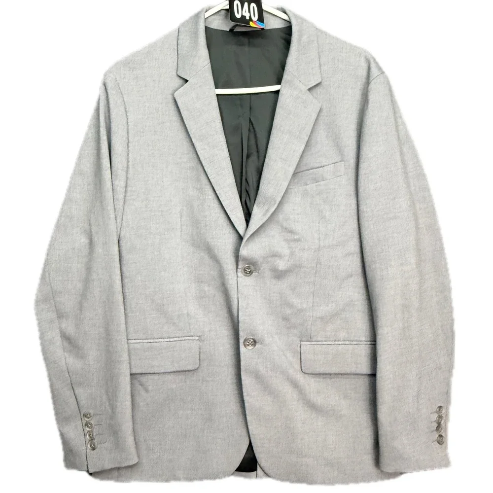Bluffworks Presidio Blazer Mens 40R Gray Travel Sport Coat BL-BW312